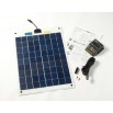Flexibilis vízálló napelem 12V-os akkumulátorok töltéséhez